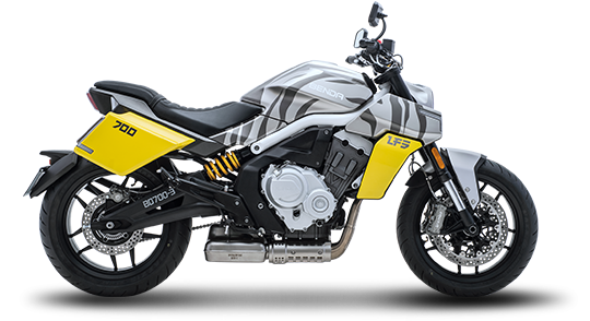 Benda LFS 700 is a four-cylinder motorcycle